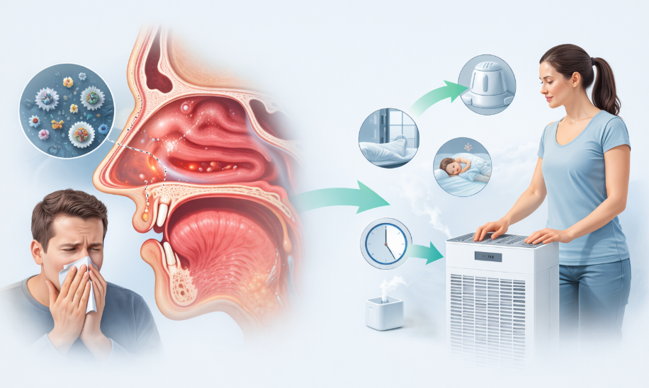 비염의 원인과 증상 관련 사진