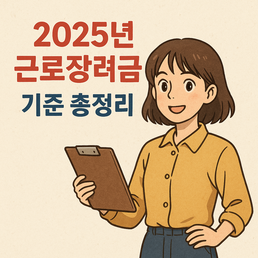 2025년 근로장려금 기준 총정리
