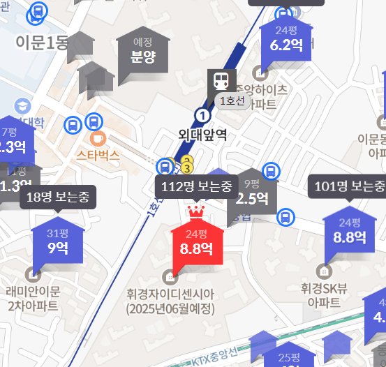 이문 아이파크자이 분양가