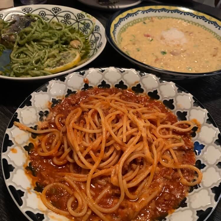 청록양식 파스타 2종 및 리소토