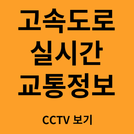 고속도로 실시간 교통 정보보기 대표 이미지