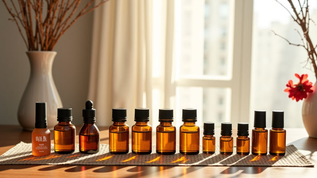 전통문양과 어울리는 아로마오일