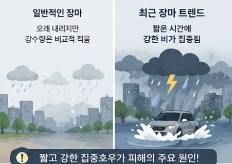 호우 특보 알림 받기