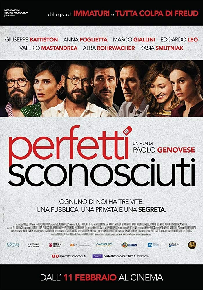Film, Perfect Stranger (Perfetti Sconosciuti), 2016