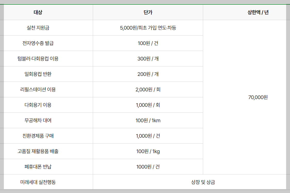 실천 대상별 포인트
