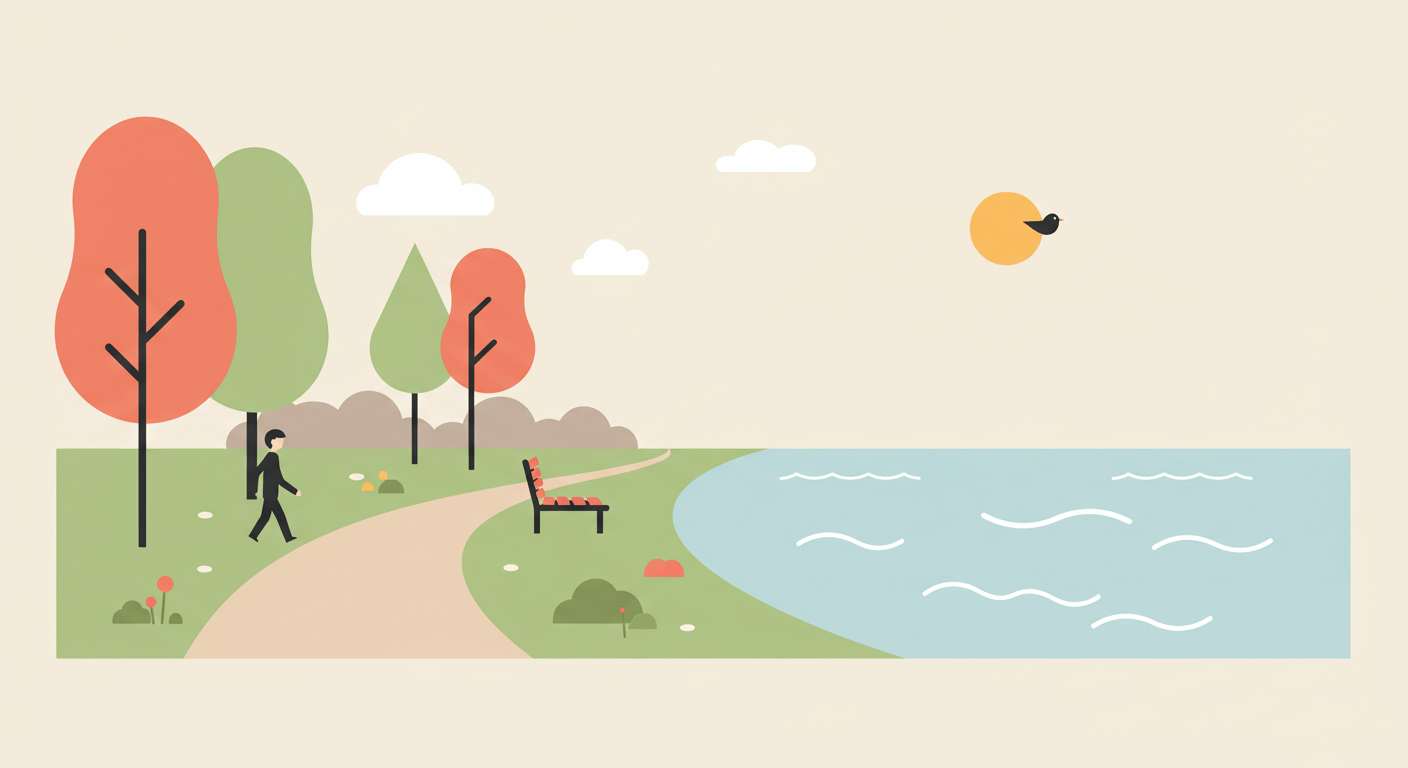 온천천 산책로: 일상과 자연의 조용한 교차점