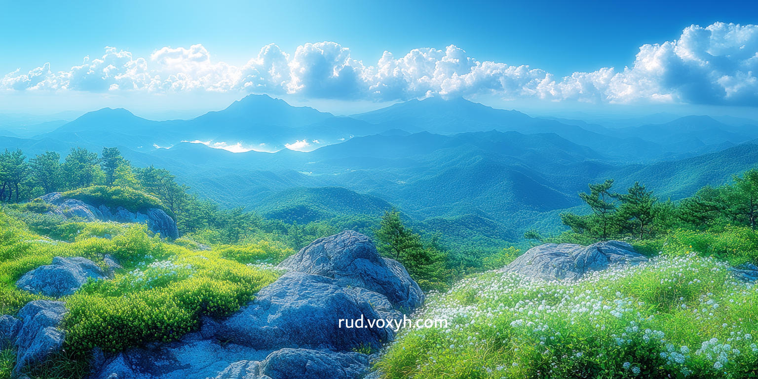 방태산의 사계절