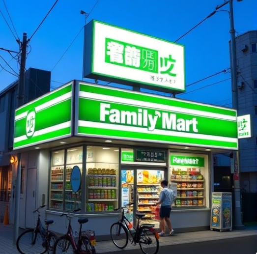 일본 편의점 관련 사진