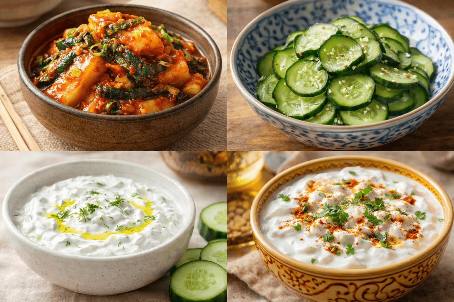 나라별 오이 특징과 식문화 차이