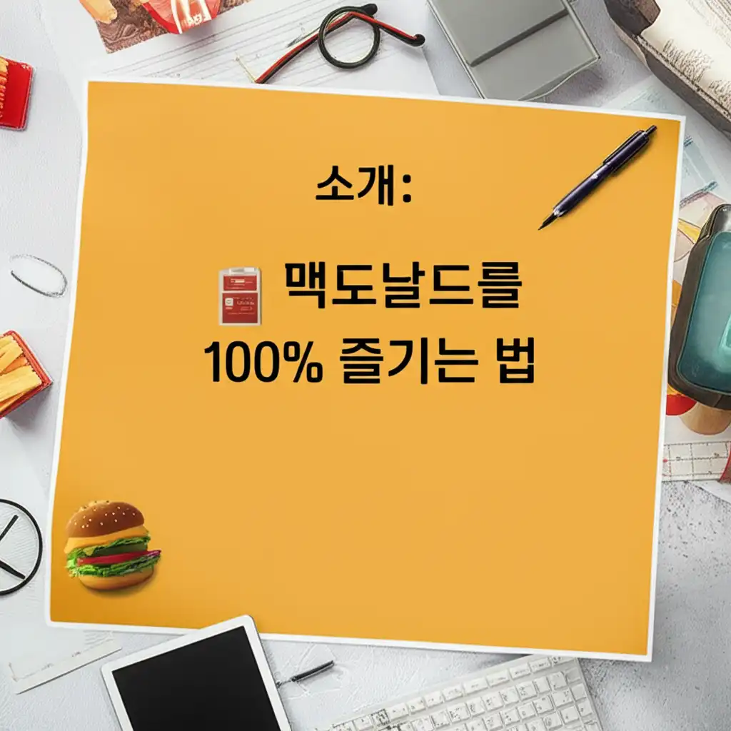 맥도날드메뉴_intro