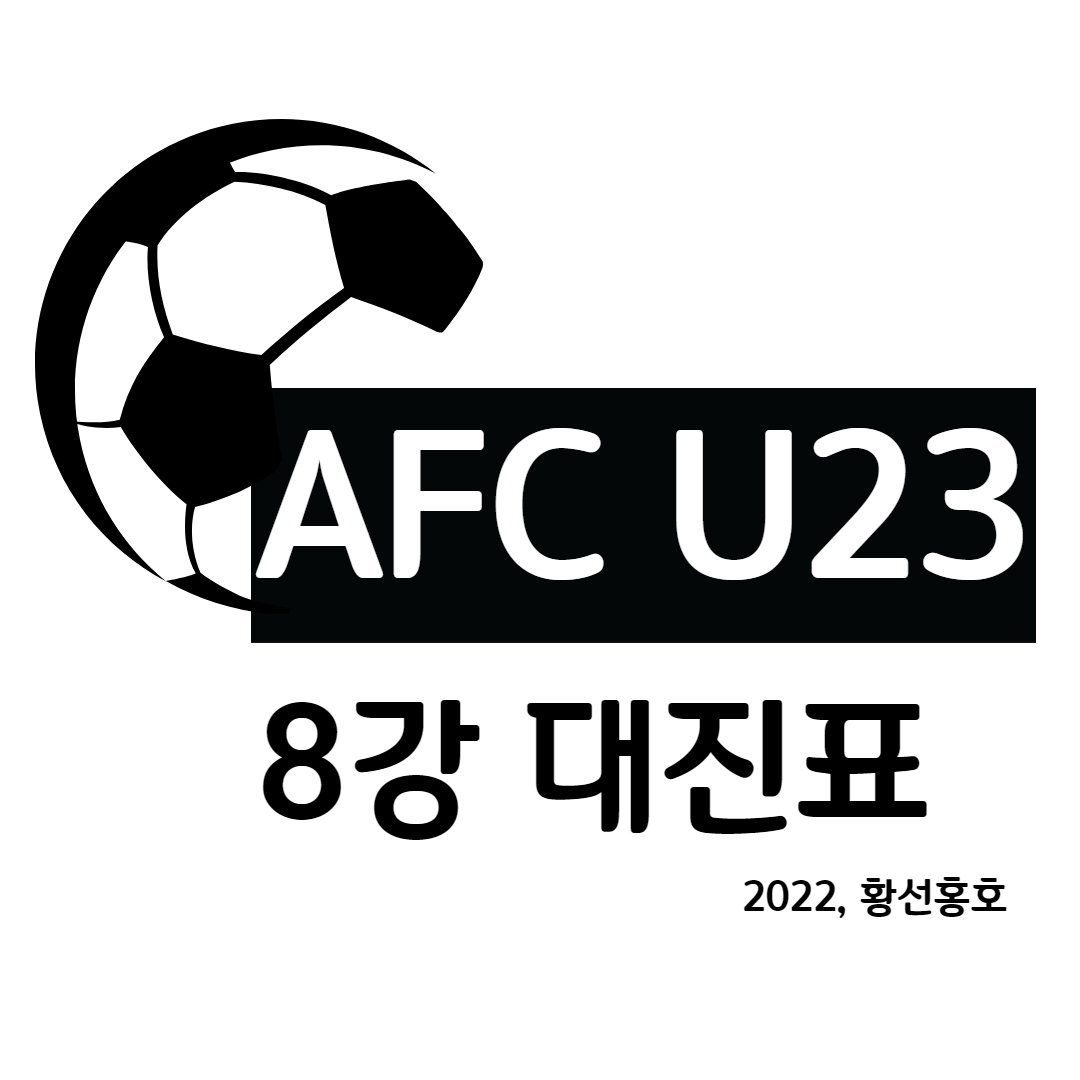 2022 AFC U23 아시안컵 8강 대진표 홍보