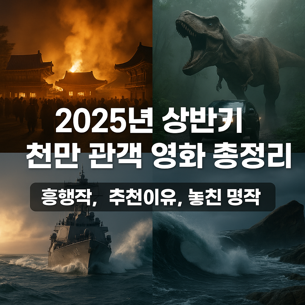 2025년 상반기 천만 관객 영화 총정리 (흥행작, 추천이유, 놓친 명작)
