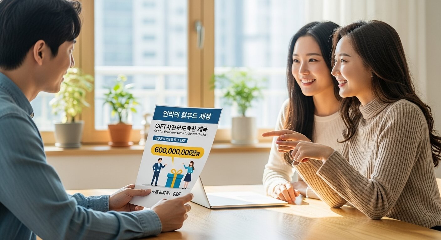 부부 증여세 면제 한도액