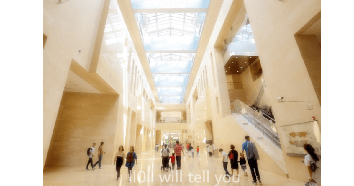 국립중앙박물관의 내부 전경