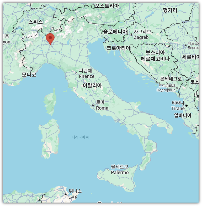 이탈리아 밀라노 위치