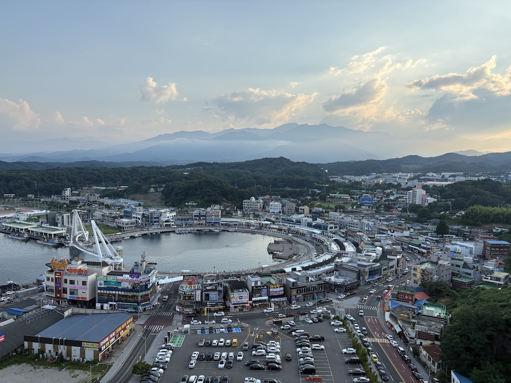 테라스 전망 대포항
