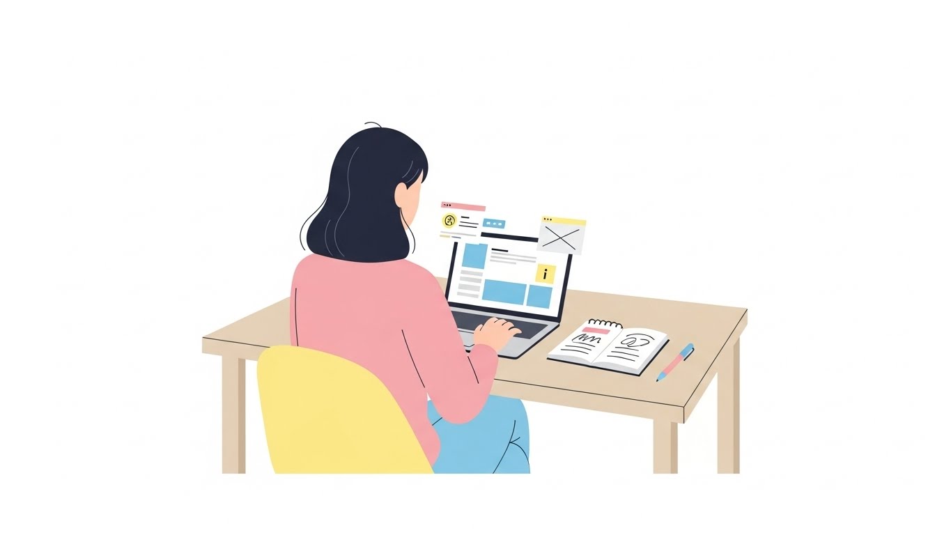 하루 재택부업 알바 작업 계획을 정리하는 장면으로&amp;#44; 무리하지 않는 방식이 좋습니다.