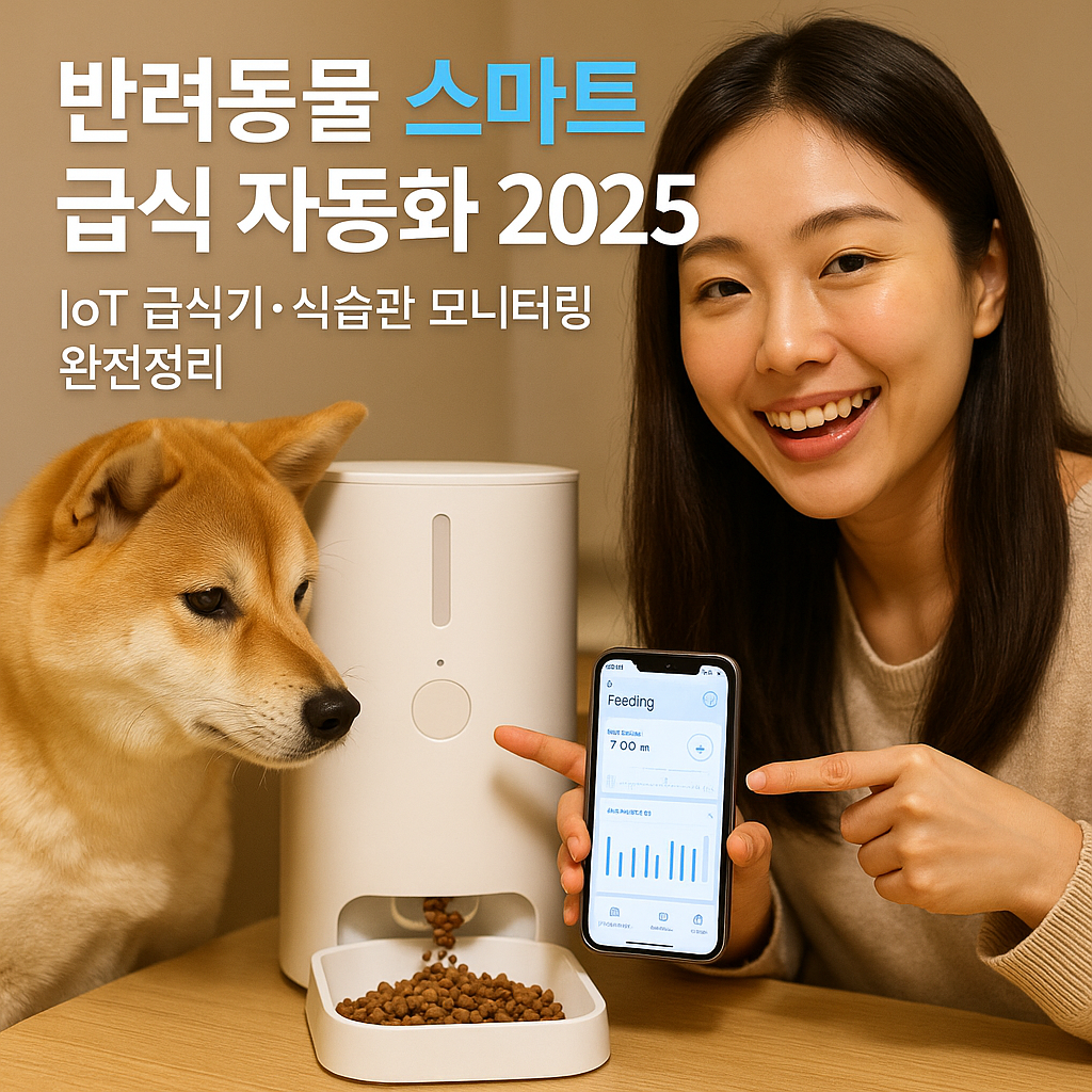 반려동물 스마트 급식 자동화 2025 ｜ IoT 급식기&middot;식습관 모니터링 완전정리