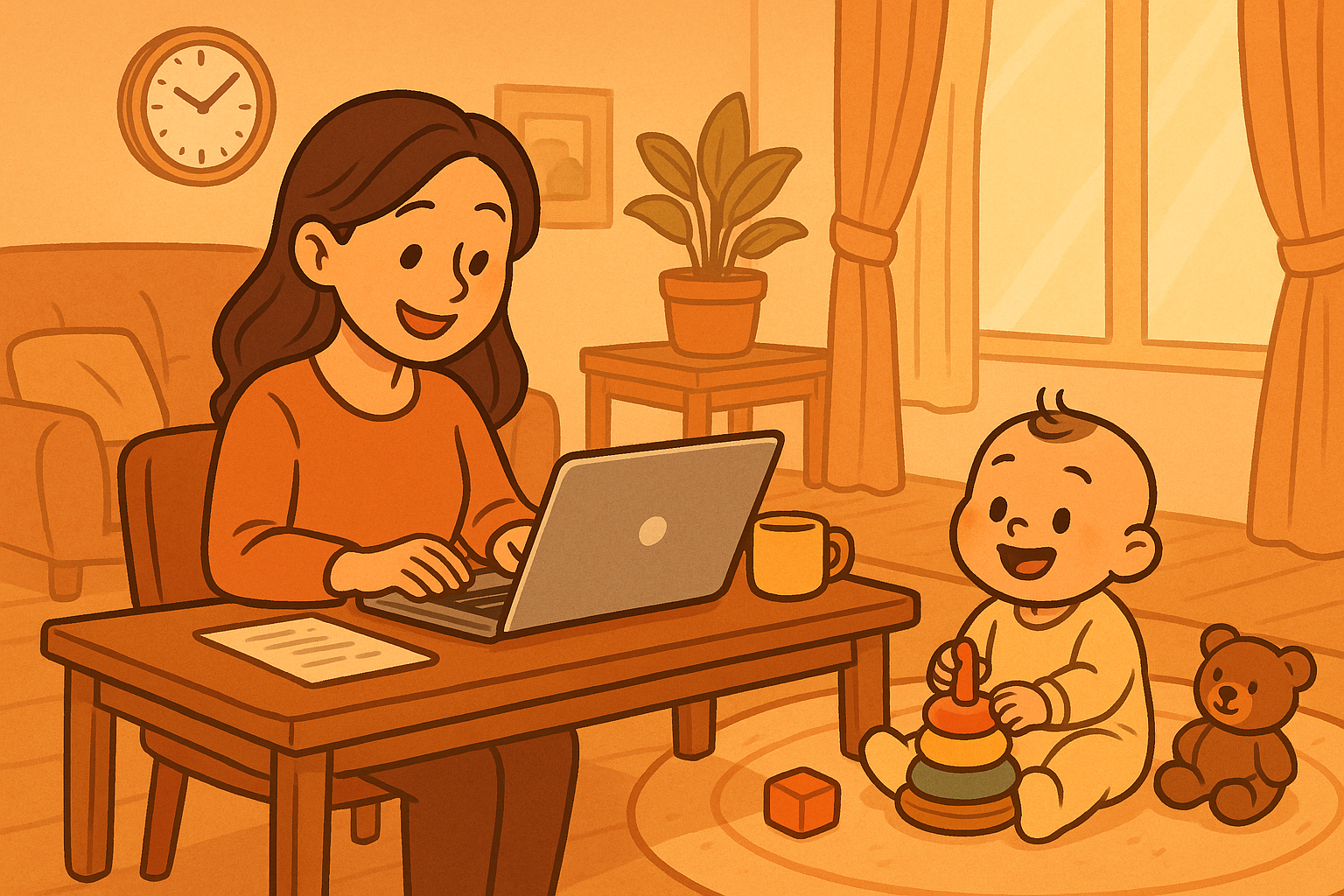 육아와 병행하는 재택근무 팁 – 생산성과 스트레스 관리