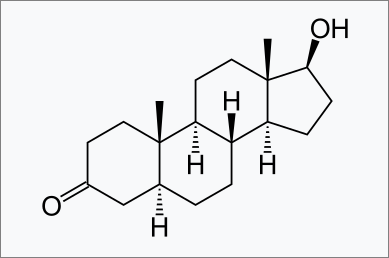 디하이드로테스토스테론(DHT) 분자구조