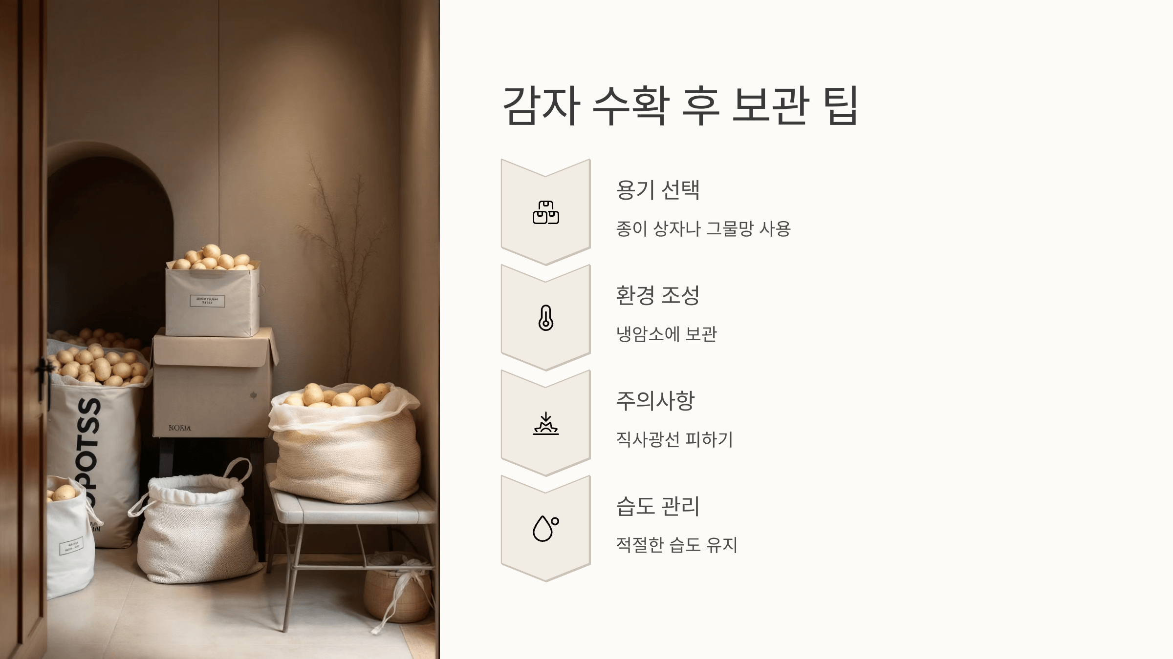 감자 사진입니다.