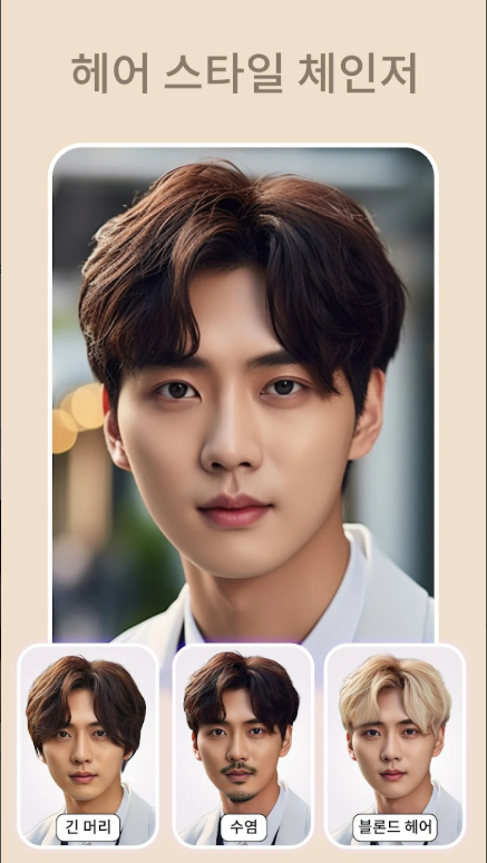 헤어스타일 어플, ai 메이크업, 머리 합성, 뷰티 메이크업 필터