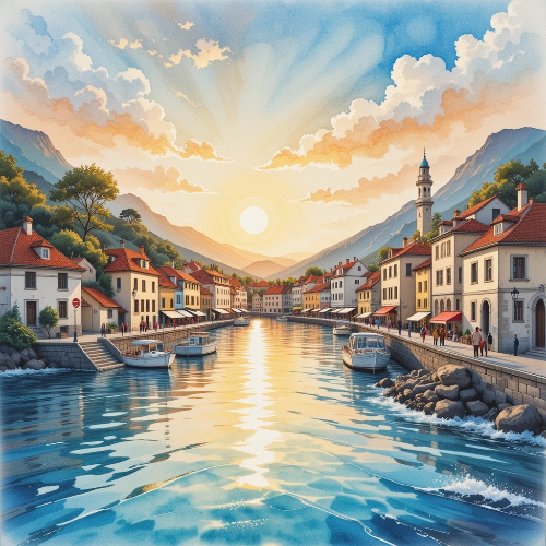 바닷물이 마을로 들어오는 꿈