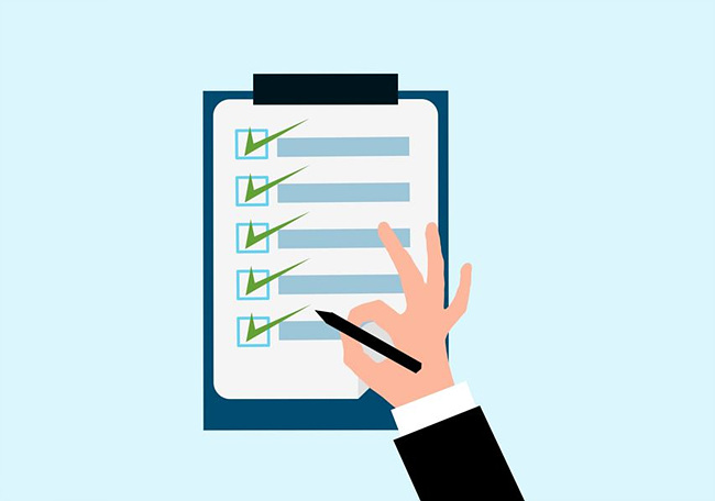 체크리스트 사진