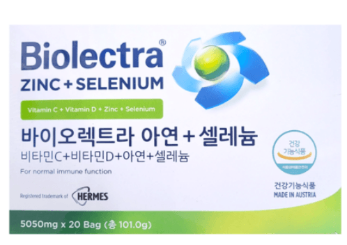 독일 바이오렉트라 아연 셀레늄 비타민C 비타민D 보충제