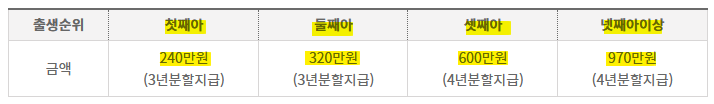 출산장려금