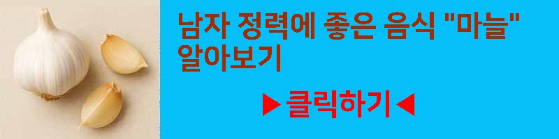 남자 정력에 좋은 음식 마늘 영양 효과 부작용 섭취 방법 알아보기