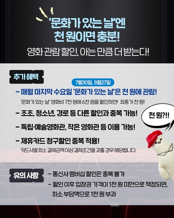 영화관람료할인 쿠폰