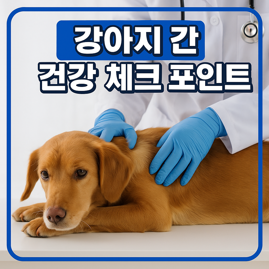 강아지 간 건강 체크 포인트