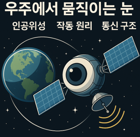 우주에서 움직이는 눈 (인공위성, 작동 원리, 통신 구조)