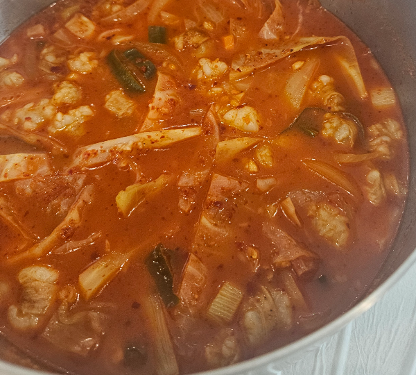 해성막창 곱창전골 포장