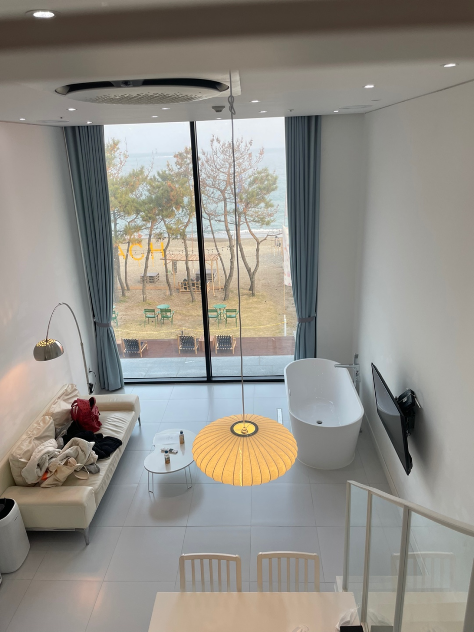 더헤이븐리조트 통창 뷰 사진