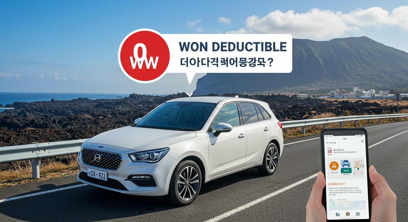 면책금 없는 제주 렌트카 업체 어떻게 찾을까 완벽 가이드 🚗