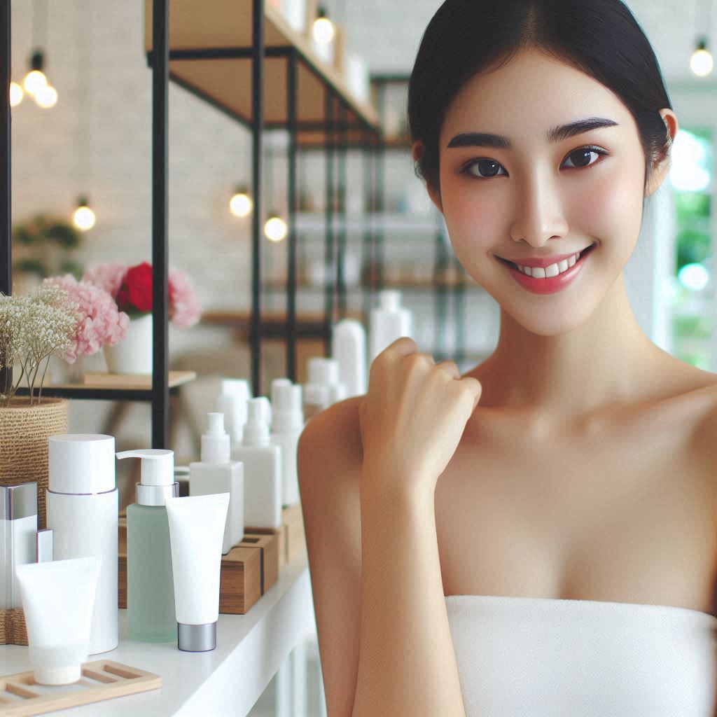 피부,체형관리 샵 배경