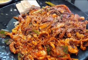 도토리무말랭이낙지볶음