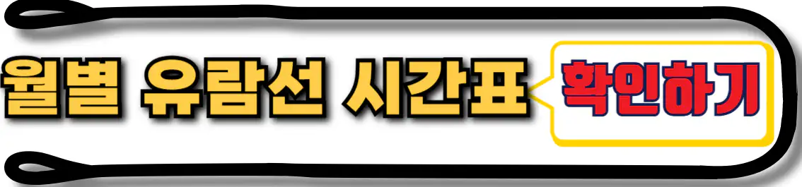 도담삼봉 유람선 시간표