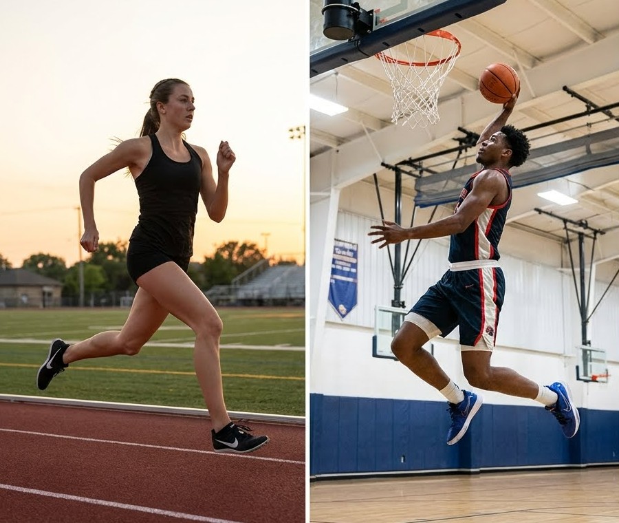 발목을 많이 사용하는 운동선수 사진