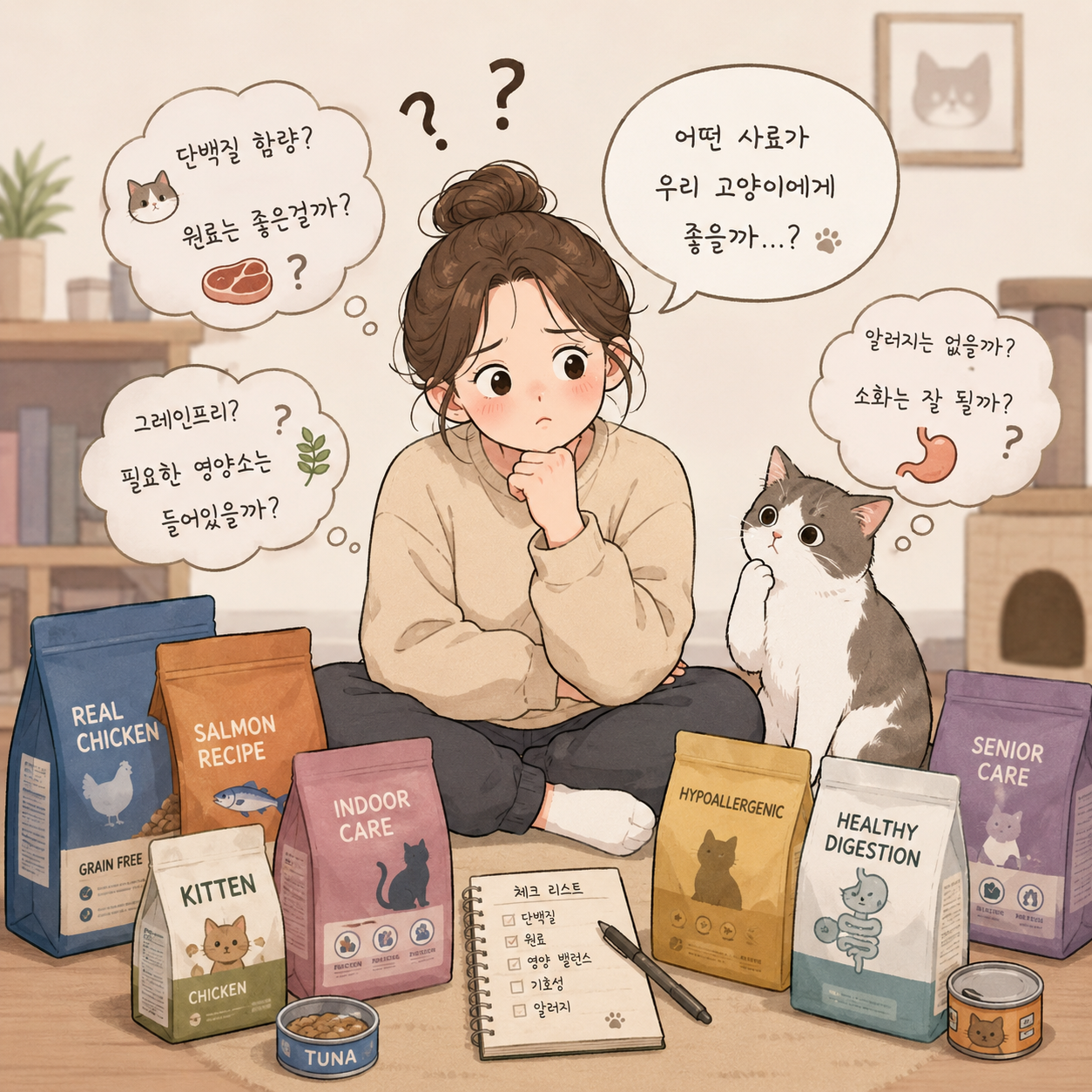 고양이에게 좋은 사료, 어떻게 골라야 할까?