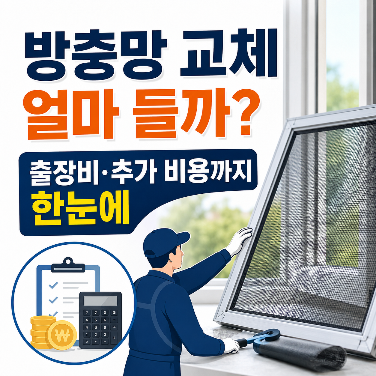 방충망 교체 비용
