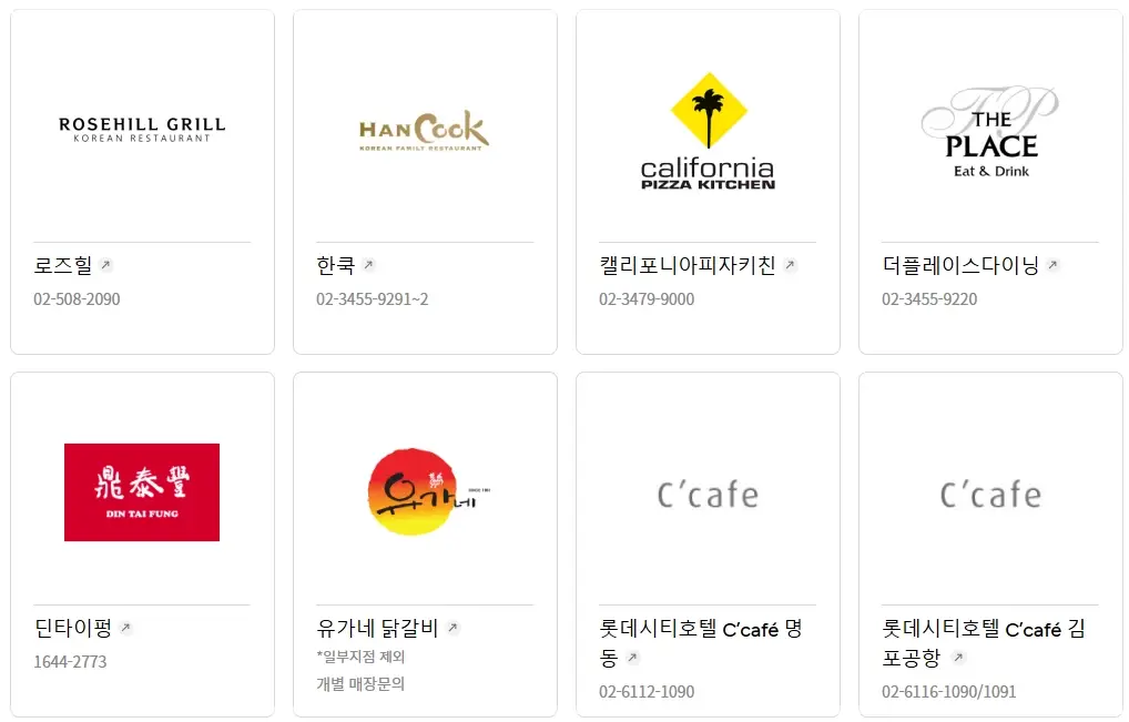 롯데상품권-사용처