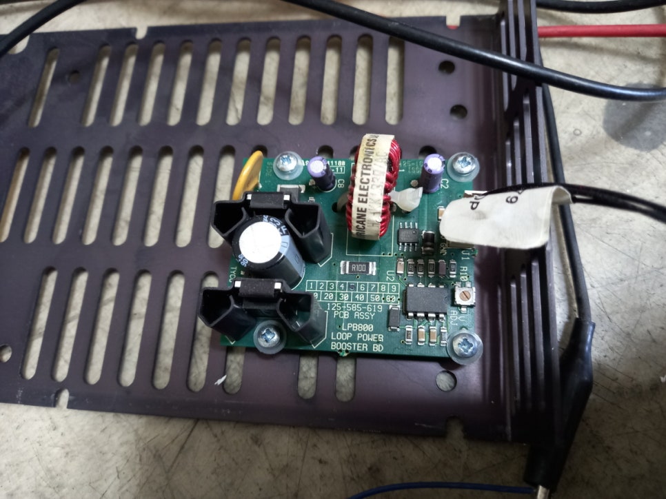 동방전자 소방수신기 파워 PSM800 출력전압 불능 수리 완료