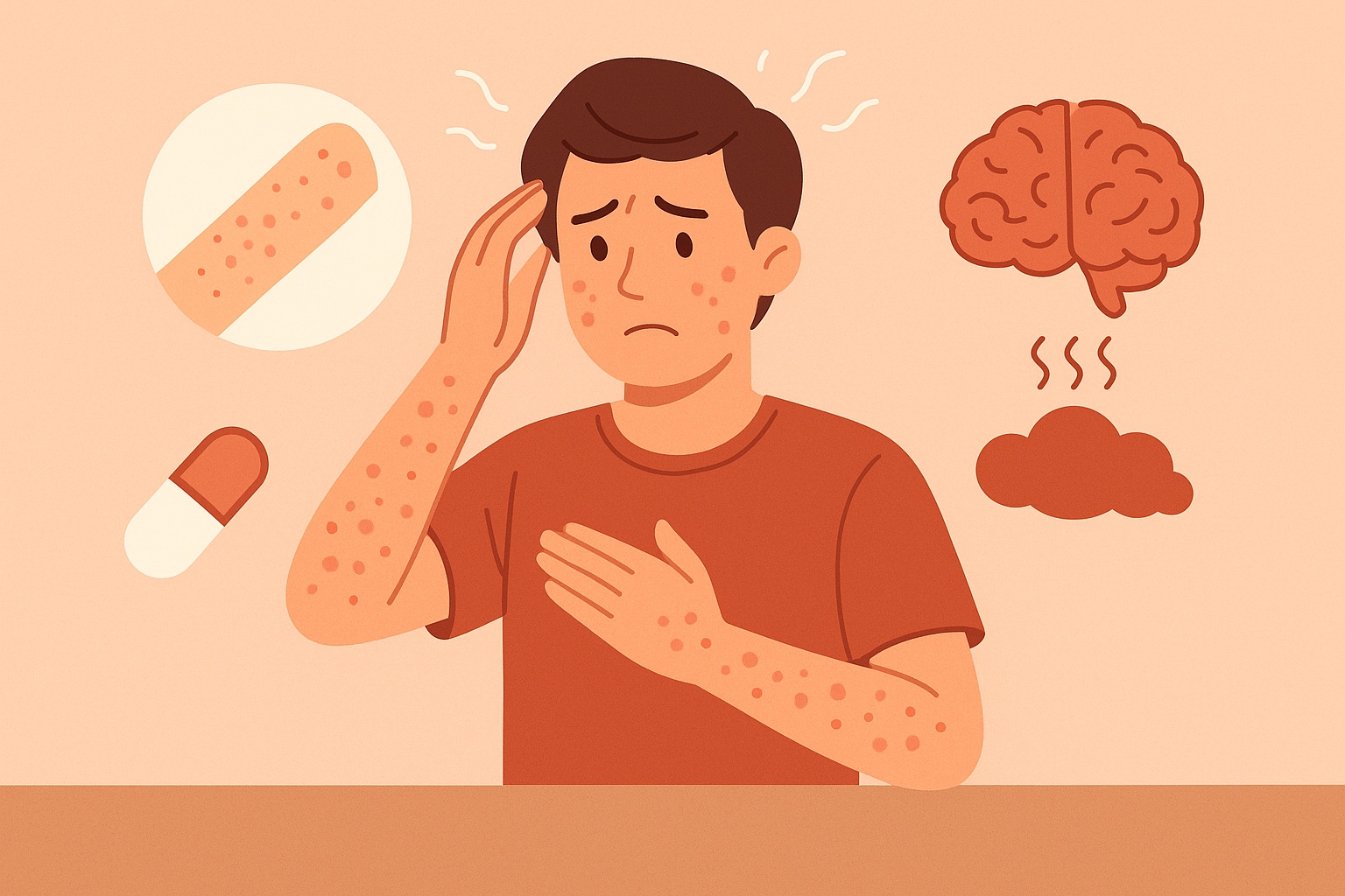 두드러기와 스트레스, 면역의 상관관계 만성두드러기, 히스타민, 스트레스