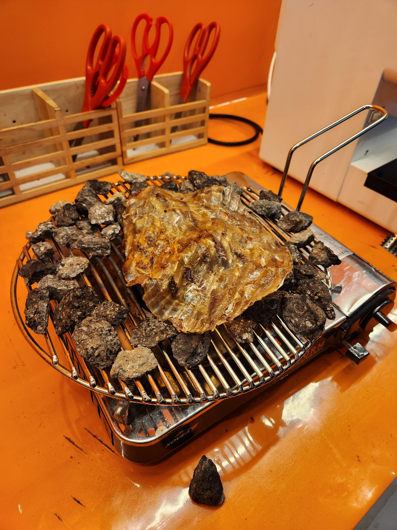 파주 자유로 자동차 극장 맥반석쥐포