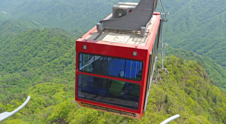 백암산 케이블카
