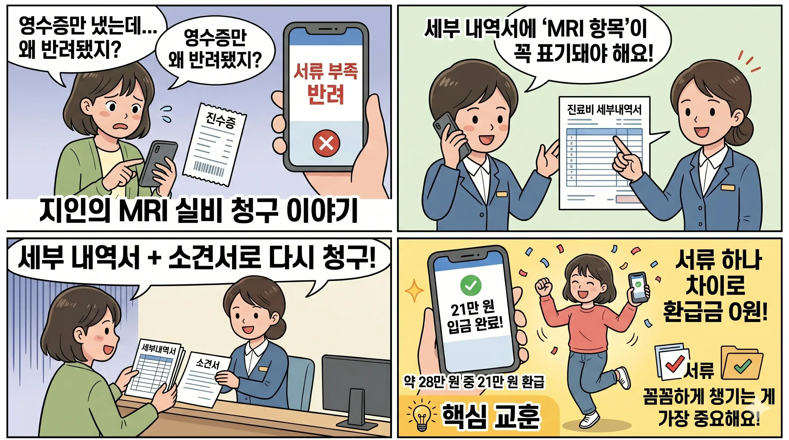 MRI 실비 서류