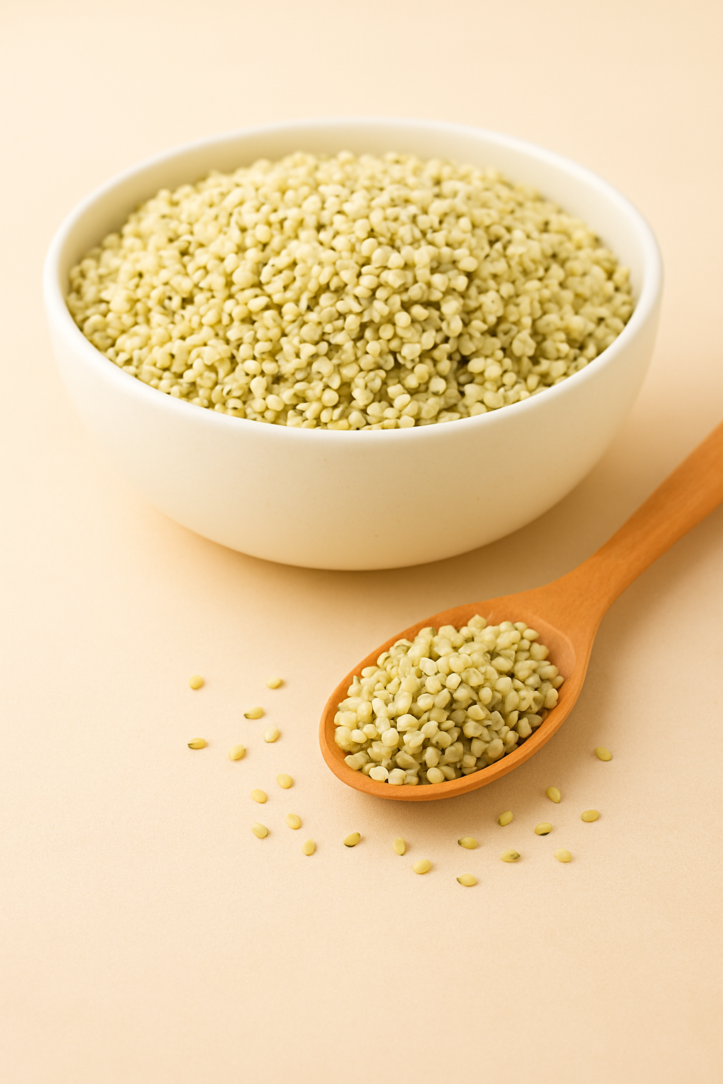 그릇에 담긴 햄프씨드